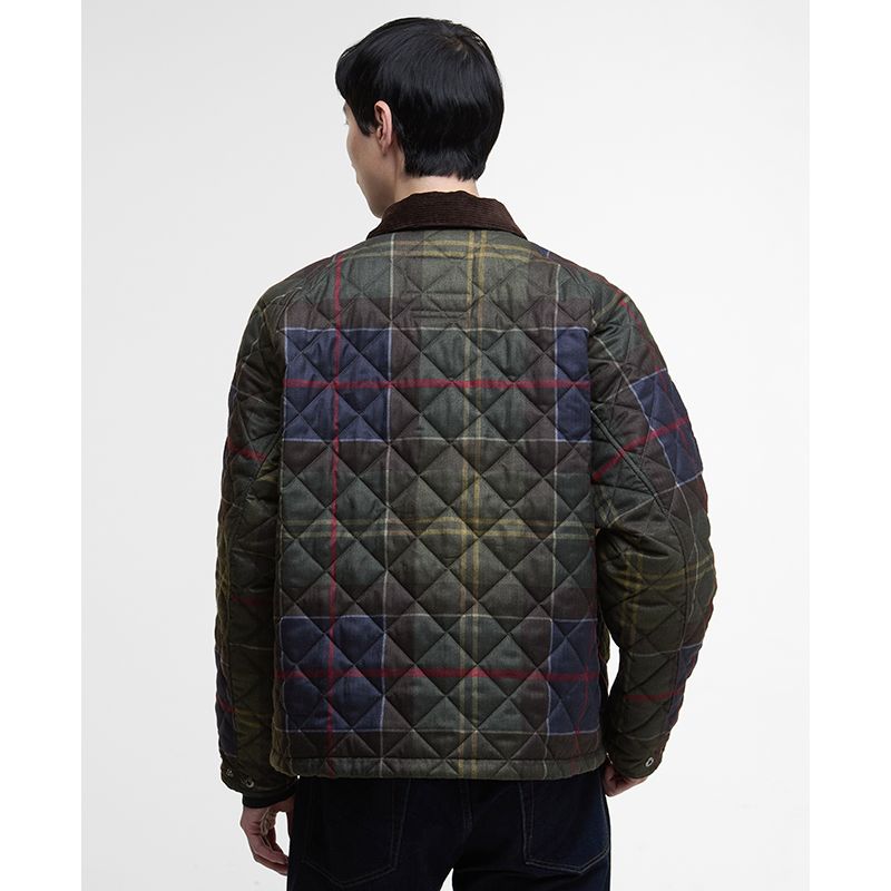 Veste matelassée tartan Transport Barbour