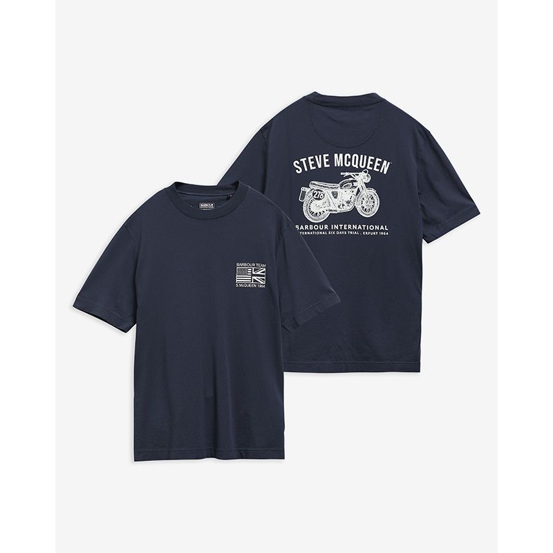 T-shirt Grange Steve McQueen Barbour International