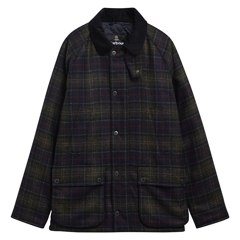 Veste en laine tartan Bedale Barbour