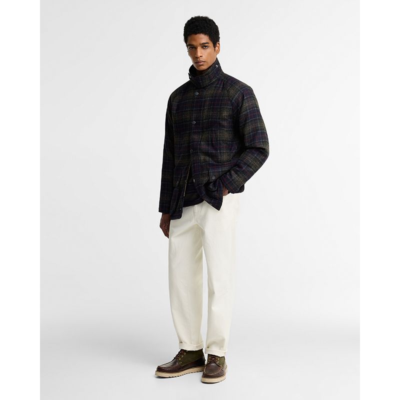 Veste en laine tartan Bedale Barbour