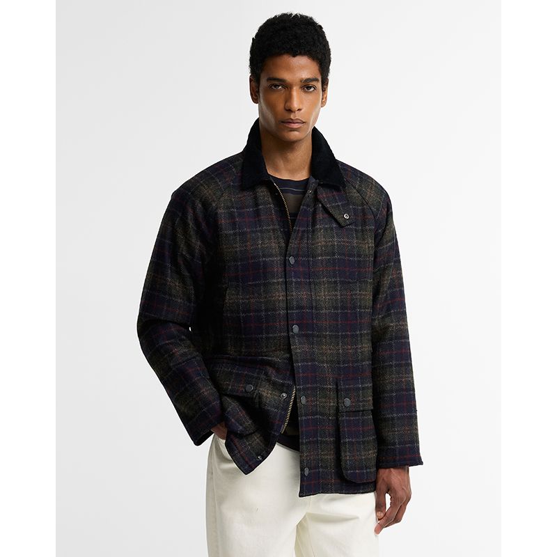Veste en laine tartan Bedale Barbour
