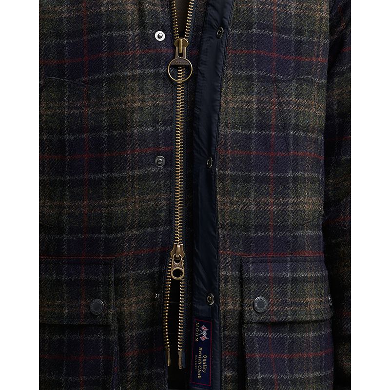 Veste en laine tartan Bedale Barbour