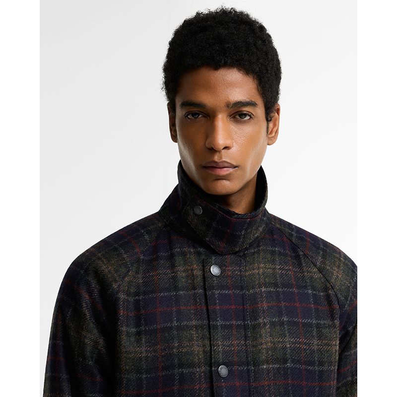 Veste en laine tartan Bedale Barbour