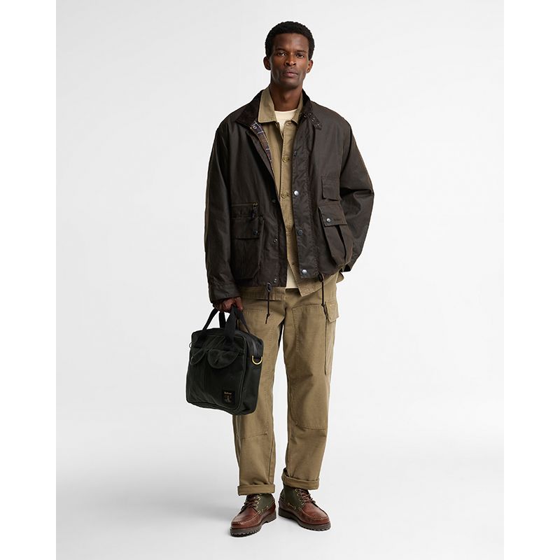 Sacoche huilée Field Barbour