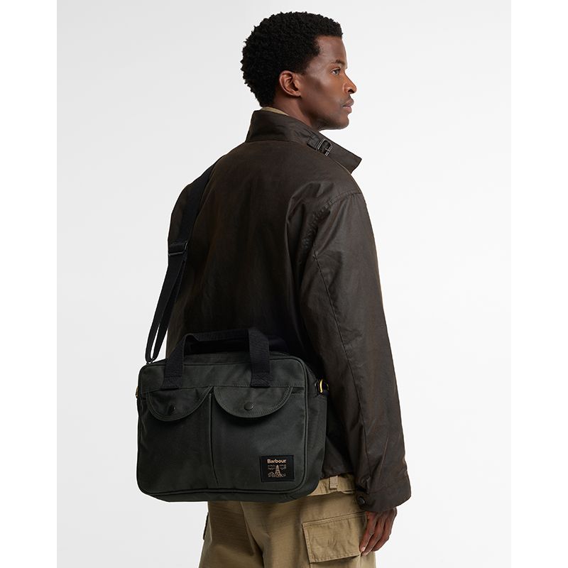 Sacoche huilée Field Barbour