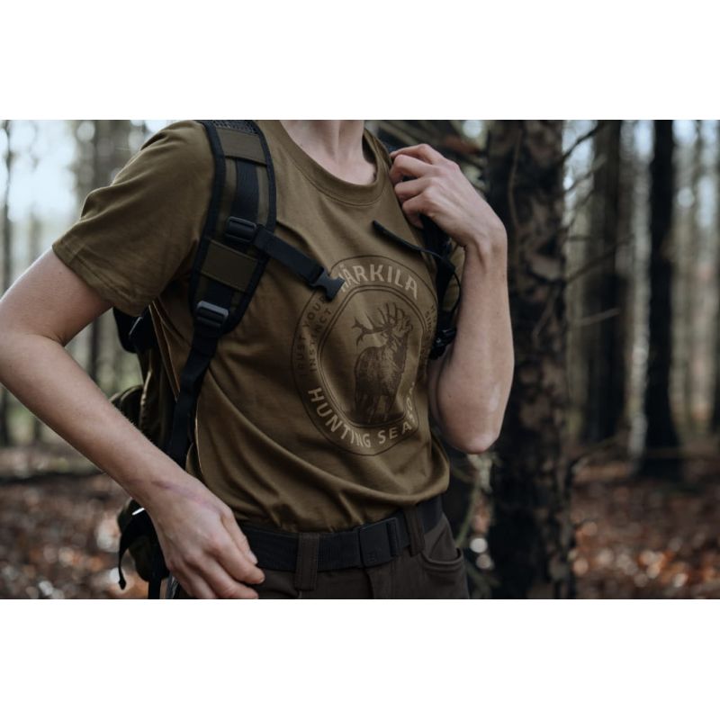 T-shirt Stag Badge femme Härkila