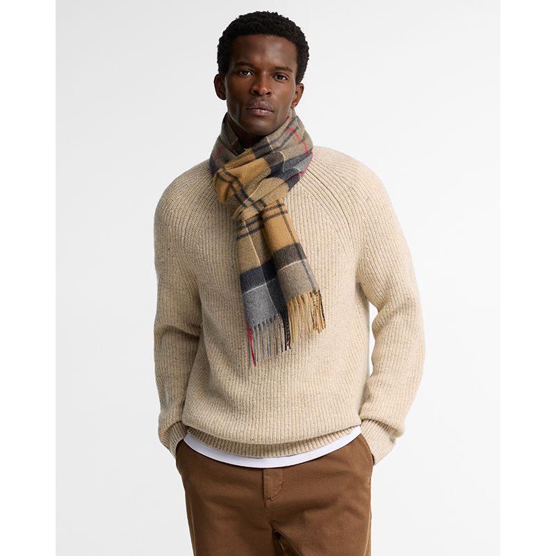 Écharpe cachemire Tartan classique Barbour