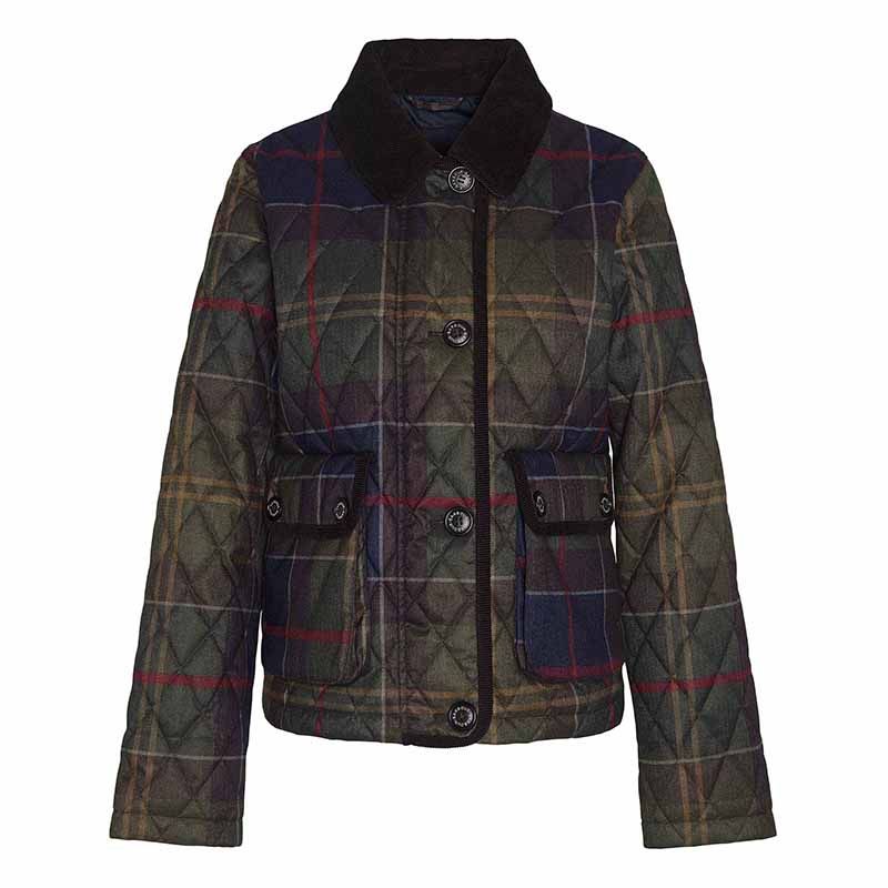 Veste matelassée Louden Tartan femme Barbour