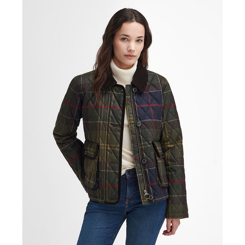 Veste matelassée Louden Tartan femme Barbour