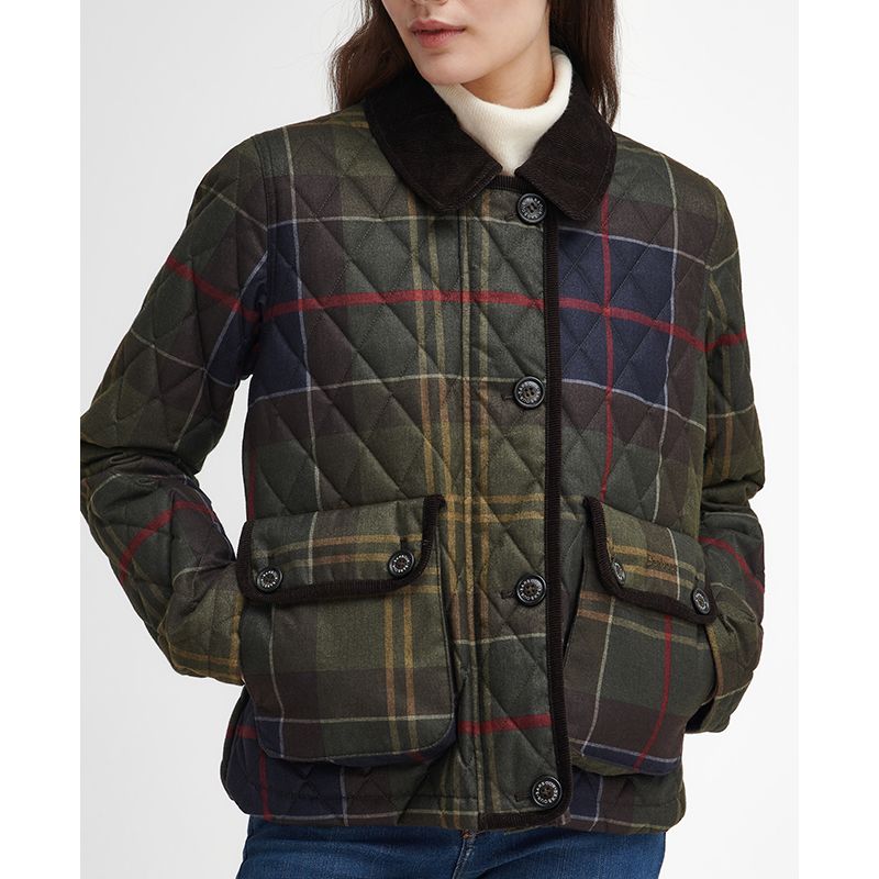 Veste matelassée Loudon Tartan femme Barbour