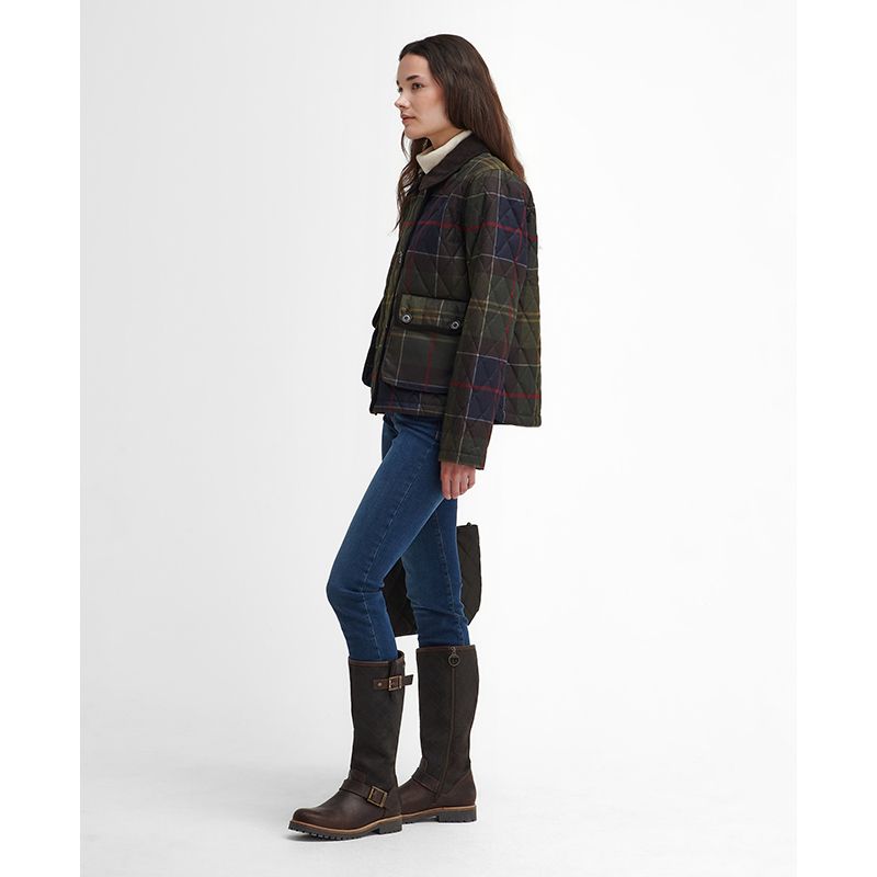 Veste matelassée Loudon Tartan femme Barbour