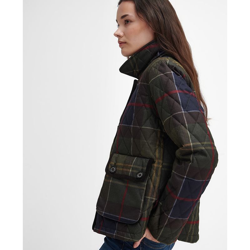 Veste matelassée Loudon Tartan femme Barbour