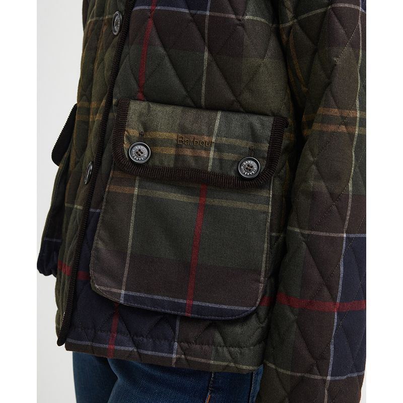 Veste matelassée Loudon Tartan femme Barbour