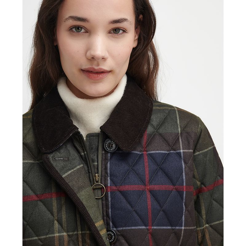 Veste matelassée Loudon Tartan femme Barbour