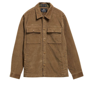 Surchemise velours côtelé tartan Barbour