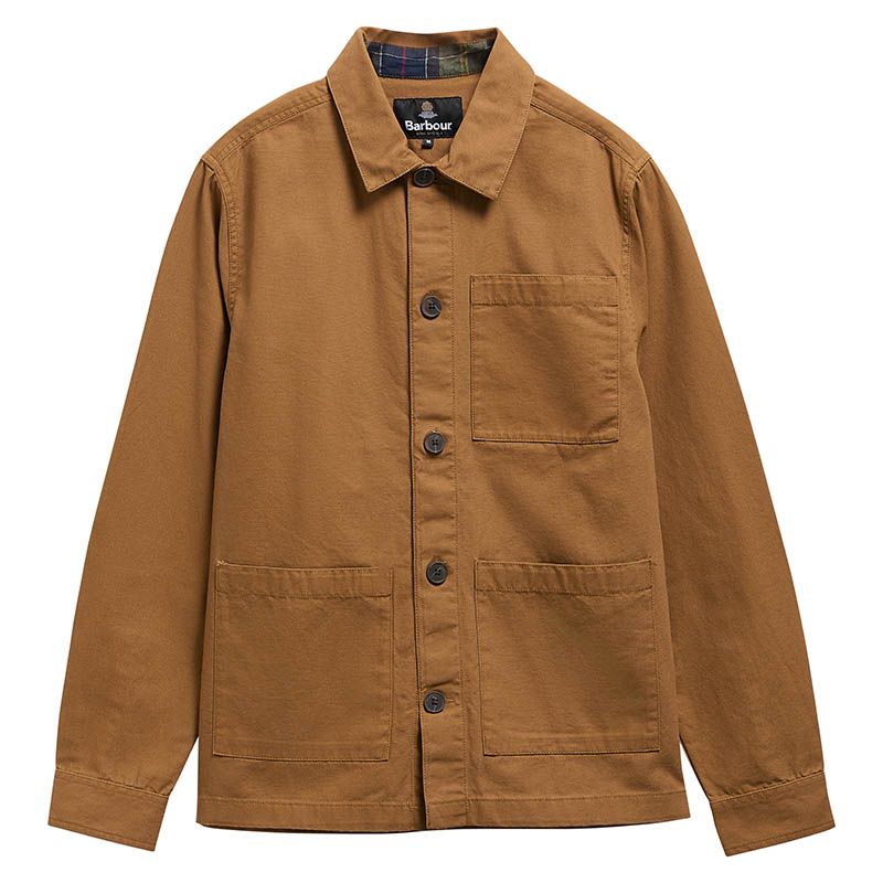Surchemise délavée tartan Barbour