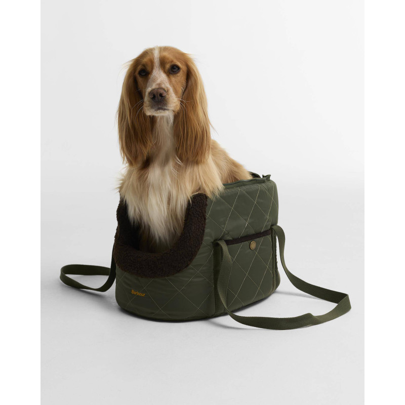 Sac de transport matelassé pour chien Barbour