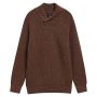 Pull Essentials col châle chiné Barbour