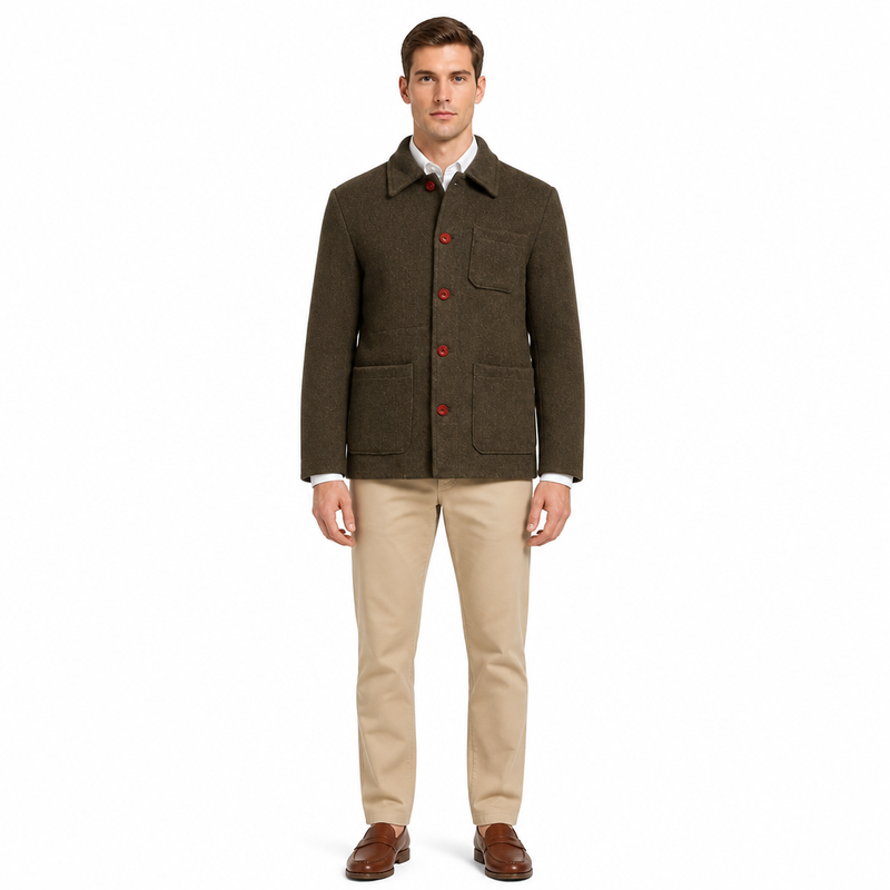 Veste en laine Le Laboureur