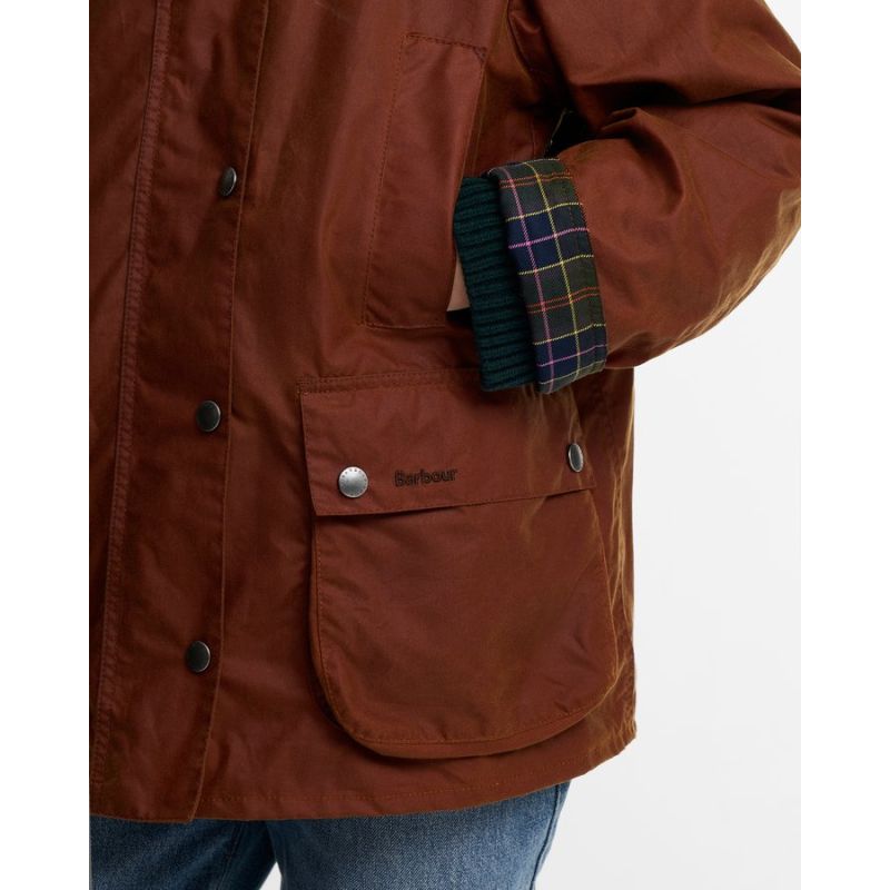 Veste huilée Beaufort femme Barbour X Paul Smith
