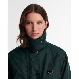 Veste huilée longue Spey femme Barbour X Paul Smith