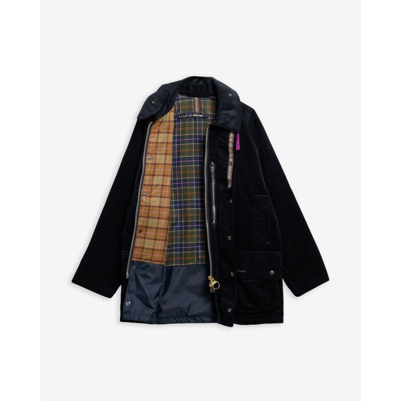 Veste Beaufort velours côtelé Barbour X Paul Smith