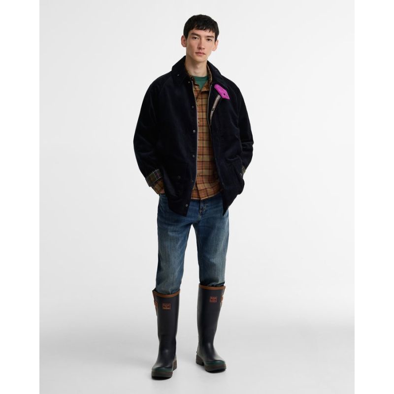 Veste Beaufort velours côtelé Barbour X Paul Smith