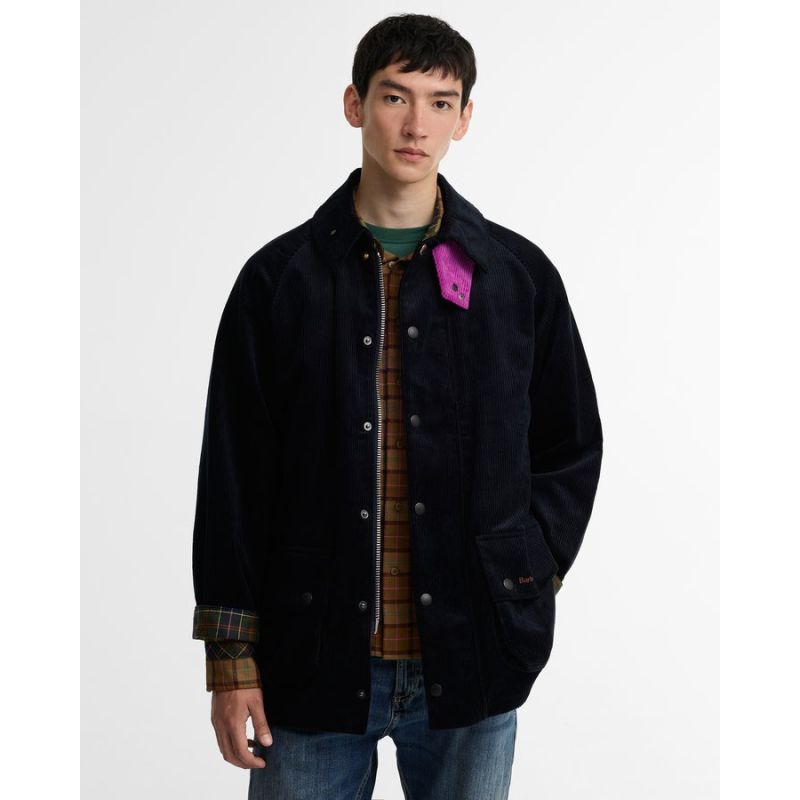 Veste Beaufort velours côtelé Barbour X Paul Smith