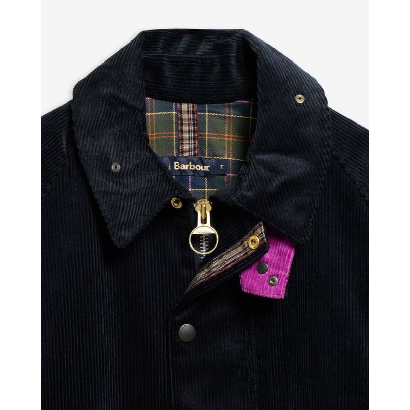 Veste Beaufort velours côtelé Barbour X Paul Smith