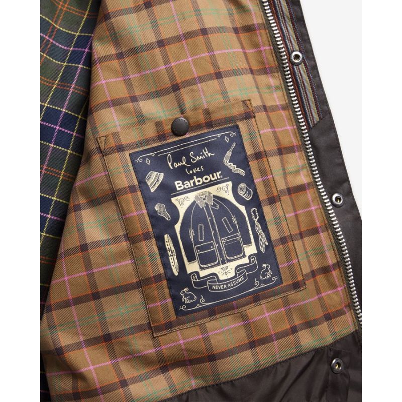 Veste Transport Windowpane Barbour X Paul Smith
