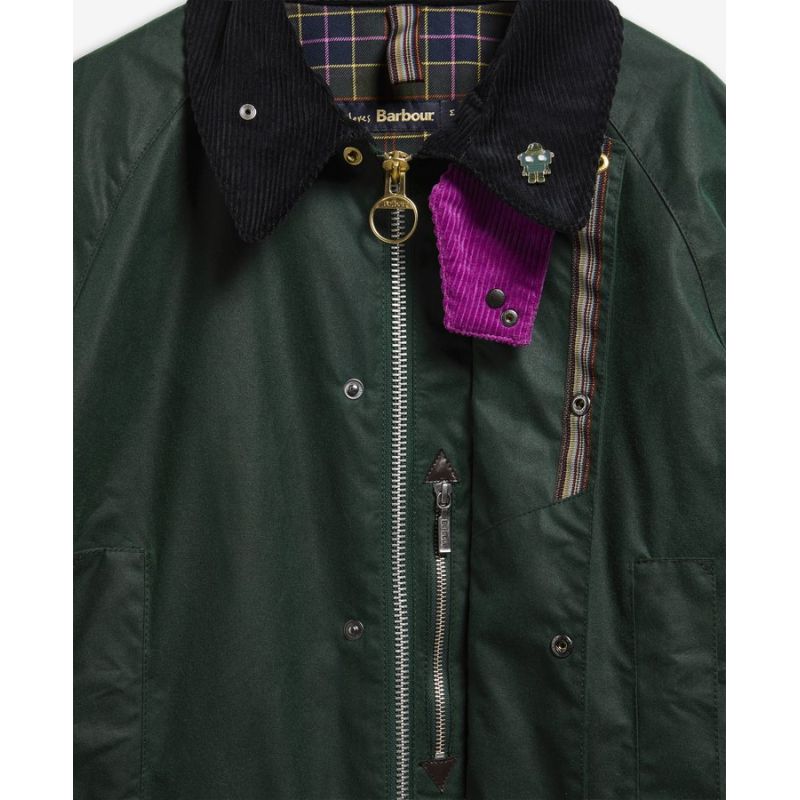Veste huilée Gamefair Barbour X Paul Smith