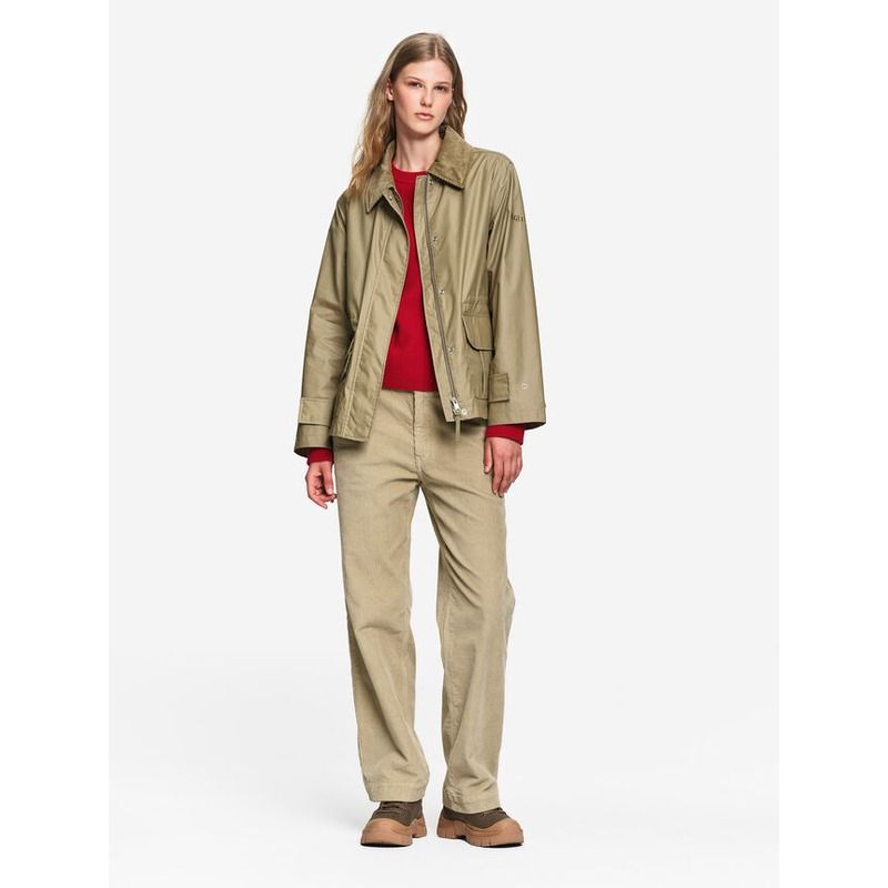 Parka courte huilée femme Aigle
