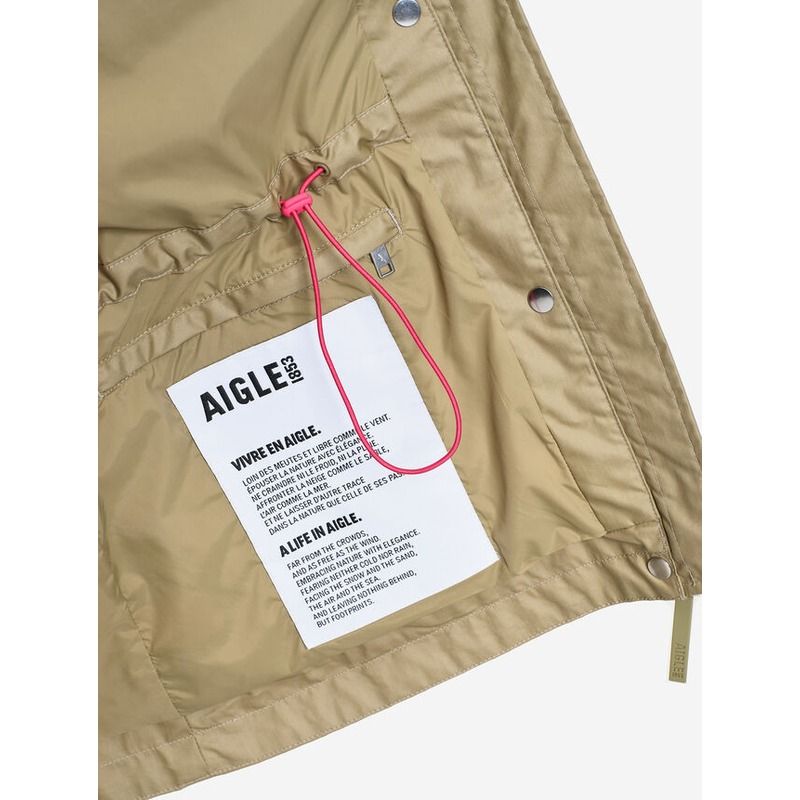Parka courte huilée femme Aigle