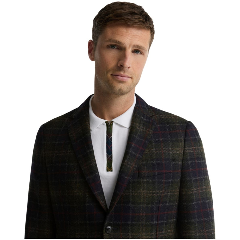 Blazer tartan Moons Sanders Barbour