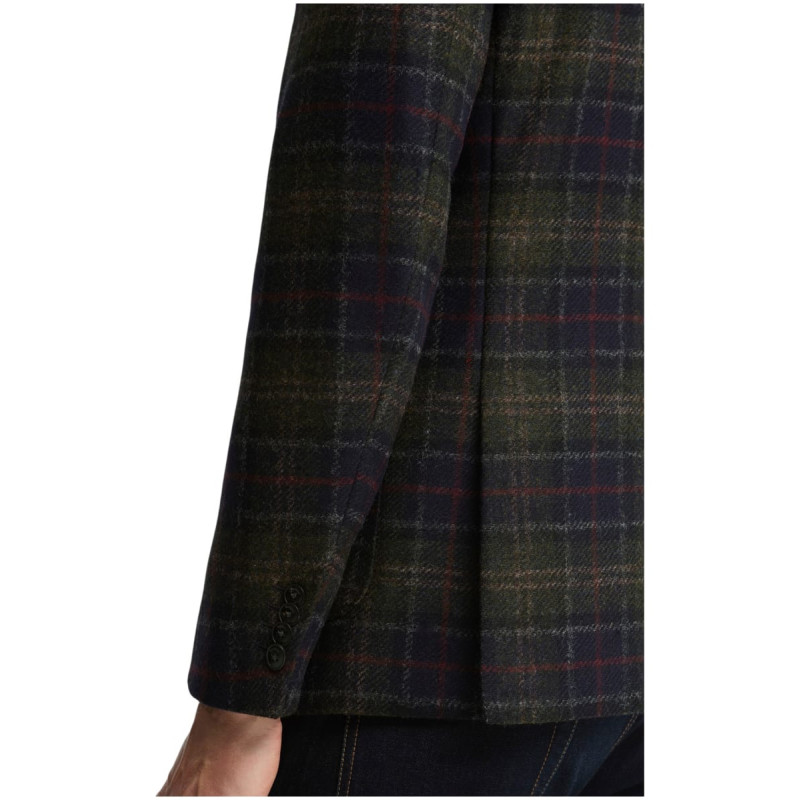 Blazer tartan Moons Sanders Barbour