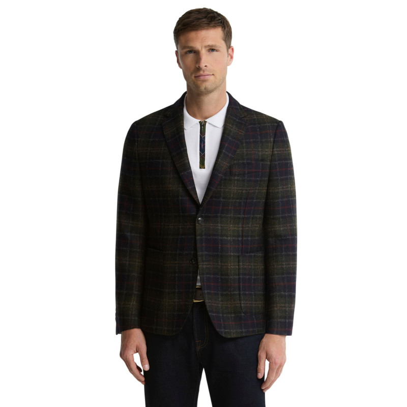 Blazer tartan Moons Sanders Barbour