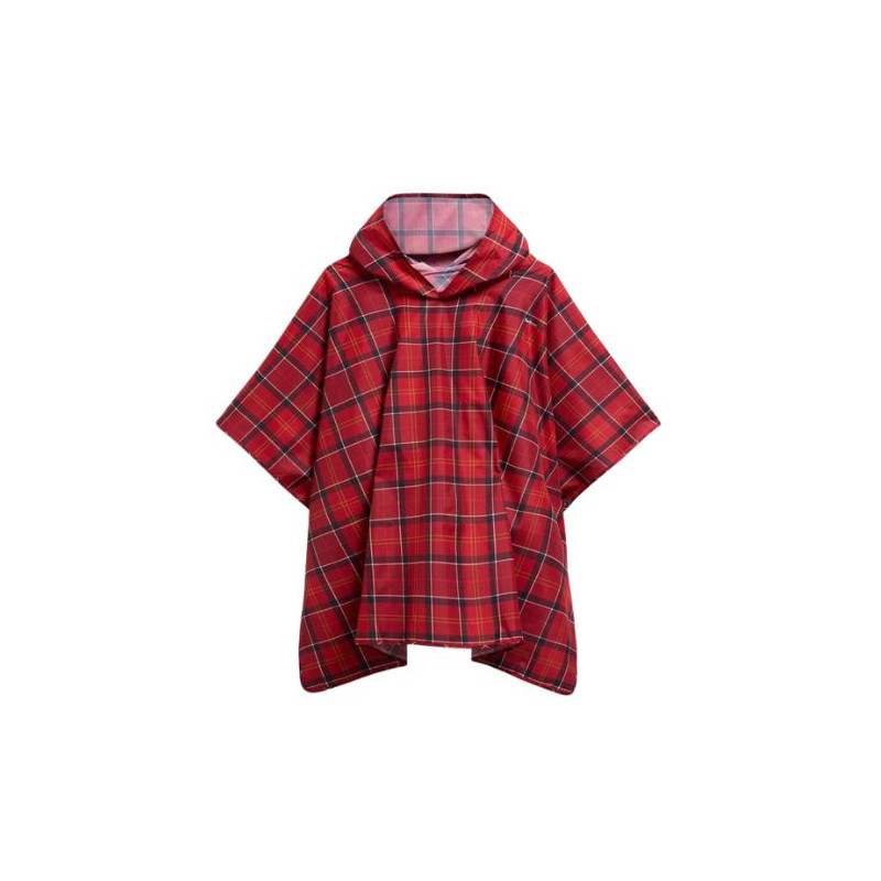 Poncho déperlant tartan Barbour
