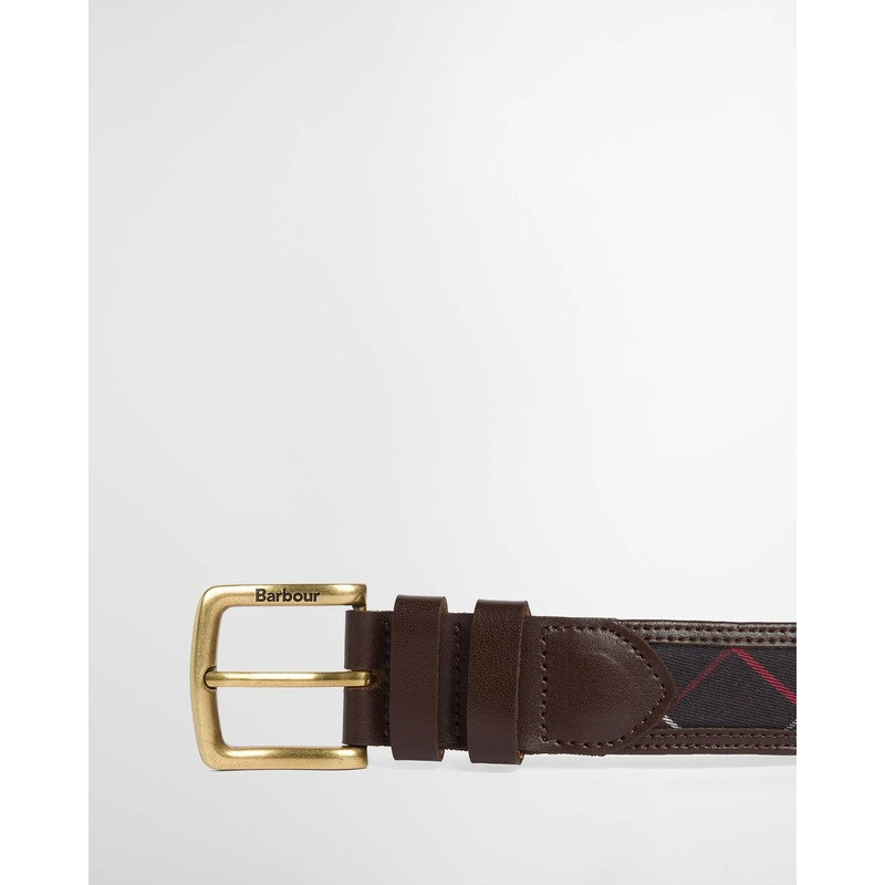 Ceinture en cuir tartan Girvan  Barbour