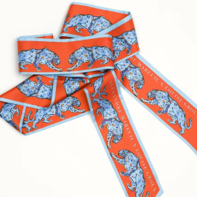 Bandeau en twill de soie Alexandre Mareuil