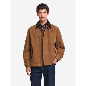 Veste déperlante avec col velours côtelé Aigle