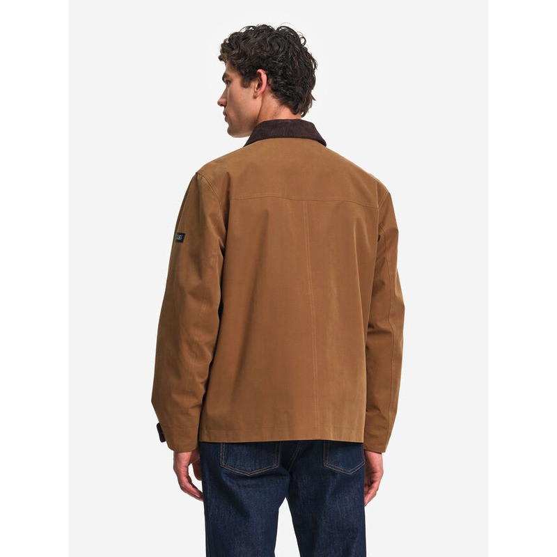 Veste déperlante avec col velours côtelé Aigle