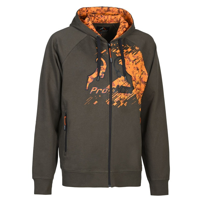 Sweat zippé à capuche Golden ProHunt
