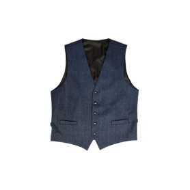 Gilet Shetland laine à chevrons Fiebig