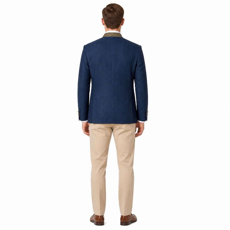 Veste autrichienne en lin Murau Maximilian