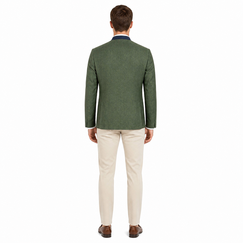 Veste autrichienne en lin Murau Maximilian