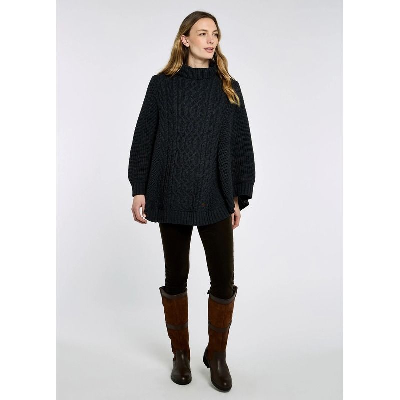 Poncho en laine mérinos Kilronan Femme Dubarry
