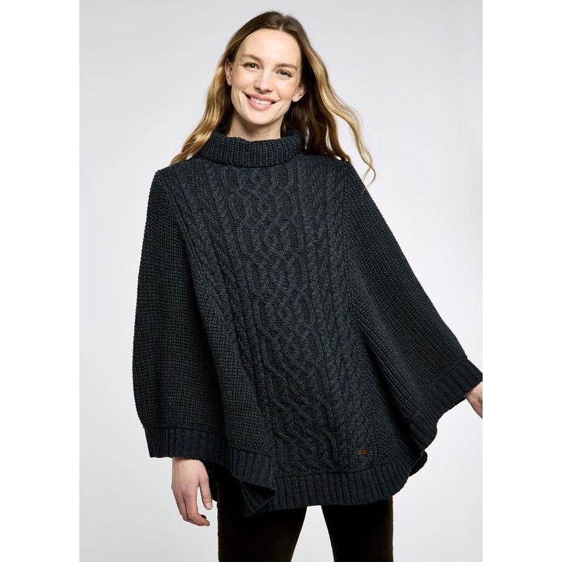 Poncho en laine mérinos Kilronan Femme Dubarry