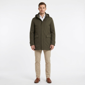 Blouson Lorenzo Maximilian dunkel olive face