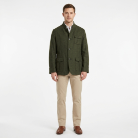 Blouson Lugano Maximilian dunkel oliv face