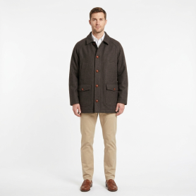 Blouson Mestre Maximilian dunkelbraun face